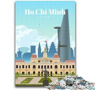 Travel to Ho Chi Minh City Puzzles for Teenagers 1000 Pieces, Challenging Game Toys Wall Decoration Unique Birthday And Xmas Gifts 2000pcs (70x100cm)
