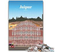 Travel to Jaipur 1000 Pieces Jigsaw Puzzles for Adults And Teens, for 14+ Train Your Brain And Your Hands Christmas Game Gifts 1000pcs (50x75cm)