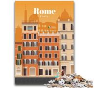 Travel to Rome 1000 Pieces Jigsaw Puzzles for Adults And Teens, for 14+ Train Your Brain And Your Hands Christmas Game Gifts 1000pcs (26x38cm)