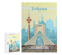 Travel to Tehran - Adult Picture Puzzle, 300 PCS, Year-End Present - for Quiet Evenings And Focused Play