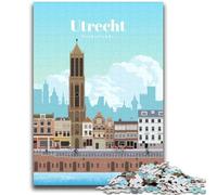 Travel to Utrecht Adult Jigsaws 1000 Piece, Suitable for Ages 14 And Up Toy Wall Decor Birthday And Unique Gifts 2000pcs (70x100cm)