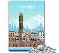 Travel to Utrecht Jigsaw Puzzles for Teenagers 1000 Pieces, Perfect for Game Nights, Colorful Toy for Home Gift 1000pcs (26x38cm)