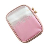 Travel Toilet Set with Clear Design and Multi-Layered Compartments Organized Toiletry Storage for Efficient Packing and Storage