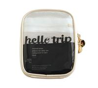 Travel Toilet Set with Clear Design and Multi-Layered Compartments Organized Toiletry Storage for Efficient Packing and Storage