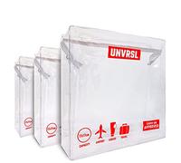 Travel Toiletries Bag x3 (UK Company) Cabin Luggage Liquid Bags Travel Toiletries Clear Toiletries Bag