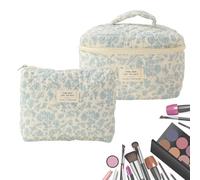 Travel Toiletry Bag - 2s Large Capacity Zipper Cosmetic Bag | Home Makeup, Hotel, Portable Toiletry Bag for Toothpaste, Shaver, Orchid On White Background., Consulte la descripción, See description