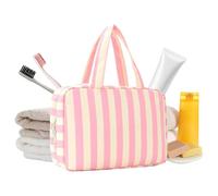Travel Toiletry Bag 4 Compartments Waterproof Tote with Hook