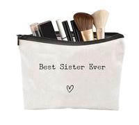 Travel Toiletry Bag - Best Sister Best Organizer, Organizer Bag Accommodation | Portable Travel Toiletry Hygiene Bag, Multicolored, La mejor hermana de todos los tiempos, See