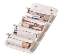 Travel Toiletry Bag, Cosmetic Travel Organiser, Travel Makeup Bag, Portable Makeup Bags, Culture Organizer Bag with Holder, White, see description, See description