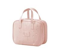 Travel Toiletry Bag, Cosmetics and Jewelry Organizer, Waterproof Toiletries Bag, Water Resistant Makeup Arranger, 9.45 x 3.94 x 7.87 inches for Men and Women, pink, Se référer au descriptif, Refer to