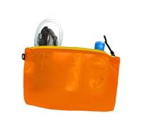 Travel Toiletry Bag - Fabric Compact Clothes Case, Lightweight Luggage Organizer | Medium Foldable Storage Solution with Zipper Feature, Packing Cube for Camping Business Picnic Beach Vacation