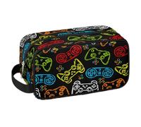 Travel Toiletry Bag for Boys Kids - Game Controller Waterproof Hanging Dopp Kit for Men, Shaving Bag with Large Capacity for Bathroom, Sports, Shower