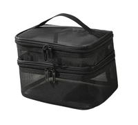 Travel Toiletry Bag Large Portable for Manicure Sets Toiletries Nail Varnish for Manicure(Black)
