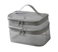 Travel Toiletry Bag Large Portable for Manicure Sets Toiletries Nail Varnish for Manicure(Gray)
