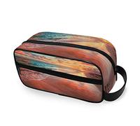 Travel Toiletry Bag Nylon Dopp Kit Shaving Bag Sunset Over an Ocean Beach Makeup Case Cosmetics Organizer for Men Women