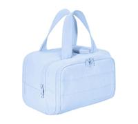 Travel Toiletry Bag, Toiletry Bags for Women, Travel Large Capacity Wash Bag Womens Makeup Cosmetic Bag, Voyage Accessories for Full Sized Container, 29 x 19 x 18 cm (Blue)