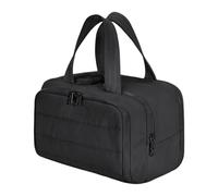 Travel Toiletry Bag - Travel Cosmetic Bag, Travel Toiletry Bag | Lightweight Travel Bag with Wide Zipper Opening, Women Bags Cosmetic Bag for Shampoo, Black Brown Color, riferimento alla descrizione