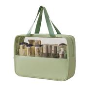 Travel Toiletry Bag, Waterproof Cosmetic Bag, Make Up Bag with Large Capacity, Large Capacity Toilet Bag, Bathroom Accessories, Lightweight Storage Organiser for Men, Women, Green, see description