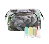 Travel Toiletry Cosmetic Makeup Bag Koala Watercolor Painting for Women Men Girls, Cute Koala Waterproof Makeup Cosmetic Wash Organizer Bag for Travel Essentials