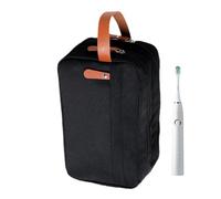 Travel Toiletry Organizer-Heavy Duty Bag, Multi-Compartment Cosmetic Bag | Large Capacity Multiple Storage Compartment with Divider and Handle, Black, riferimento alla descrizione, Please refer