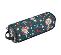 Travel Tool Bag for Women with Heating Iron Mat, Travel Bag Organizer for Straighteners, Curling Iron, Hair Dryer, Retro Uncle Sam Accessories