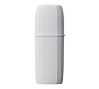 Travel Toothbrush Cabinet,Travel Toothbrush Holders,Portable Toothbrush Protection Protector Cover Cover | Dustproof Multifunctional Protector Cover for School Camp Business, White, verwijzen naar de