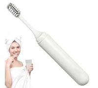 Travel Toothbrush - Foldable Portable Brush with Removable Head, Compact Travel Toiletry | Toothbrush for Adults Backpacking, Business Trips, Camping, Hotel Staying, Hygienic Travel