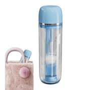 Travel Toothbrush Set - Compact Folding Toothbrush with Dustproof Housing | Multifunctional Portable Care Kit for Home, Economy, Camping & School - Includes 2 Brush and Storage Protectors