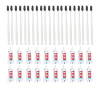 Travel Toothbrush Set - Gum Care Tool with Toothpaste | Manual Toothbrushes | for Travel Hygiene Hotel Camping Hospital Gym Bag School Vacation