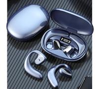Travel Translator Earphones, 144 Languages Translators Device, Real Time Simultaneous Translation, Support Music and Calling 3 in 1 Earphone with Case (Blue)