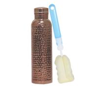 Travel Tumbler for Camping - 620ml Thermal Drink Bottle, Spill Proof Sports Flask | Sturdy Outdoor Hydration Container, Stylish Reusable Cup for Running Cycling Beach Activity, Advanced Copper