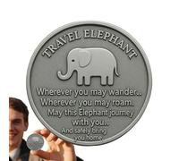 Travel Turtle Coin - Travel Pocket Coin Turtle,Collectible Metal Keepsake Special Portable Double-Sided Blessing Poem for Anniversaries Graduation Birthday Collectors