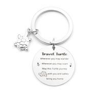 Travel Turtle Travel Gifts For Women Tortoise Turtle Gifts Drive Safe Keyring Good Luck Keychain Travel Accessories For Women Passed Driving Test Gifts For Someone Traveling Travel Essentials Women