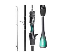 Travel Ultra Light Fishing Rod Carbon Fiber Lure Pole Solid Top UL Super Soft Fast Trout Rods Starter Kits(1.68m)