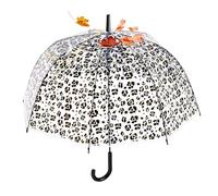 Travel Umbrella,Automatic Open Dome Canopy | Clear Windproof Bubble Stick Umbrella - for Adult Women Boys Girls Kids Walking Outdoor Wedding Prom Travel