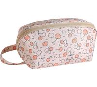 Travel Underwear Organizer Bag, Portable Lingerie Pouch Organizer for Bra Underwear, Travel Large Packing Cube Storage Bag, Bra Underwear Bra Storage Bag with Liner (Cherry)