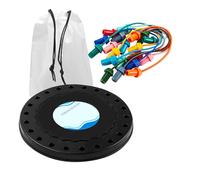 Travel Untangling Puzzle - 20 Cm String Solution Challenge Game, Untangle Stack String Solution Challenge, Brain Teaser Rope Puzzle Board, Portable Logic Thinking Toy, Interactive Mind Training Game