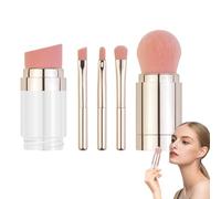 Travel -Up Brush -Set Portable Eyeshadow - Brush -Brush Kit, Foundation Powder Concealer | Brush Set Foundation Powder Blending Concealer Eyeshadow Rouge Cosmetic Brush and Organizer - TA