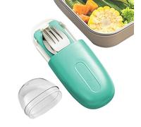 Travel Utensils, Travel Cover Case, Go Utensils In, Removable Reusable Case Included, Fork, Spoon, Chopsticks, Cover Set