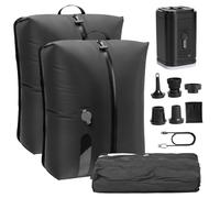 Travel Vacuum Bags with Pump 2-Pack Reusable Travel Compression Bags for Clothes Electric Pump 17L Waterproof Vacuum Storage Bag for Suitcase & Home, Storage for Clothes