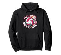 Travel Volleyball Mom Bleachers Second Home Tournament Gym Pullover Hoodie