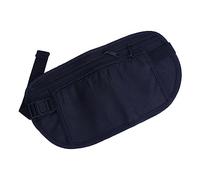 Travel Waist Packs,Money Belt Waist Pouch Slim with Adjustable Strap,Invisible Belt Bag,Outdoor Waist Wallet,Hidden Pouch for Passport(Black)