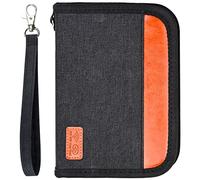Travel Wallet Passport Travel Wallet RFID Protection Waterproof Durable for Travel Passports Credit Cards Airplane Tickets Cash Coins Keys