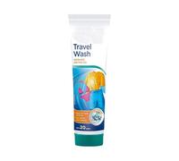 Travel Wash 100ml - Washing on The Go - Non Bio Formula Ideal for Hand/Manual Cloths Washing - Up to 20 Washes