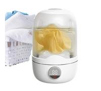 Travel Washing Machine | Laundry Washing Machine for Underwear | Rechargeable Approx. 1.1 L Laundry Cup Cleaner for Bras Socks Towels Baby Clothes
