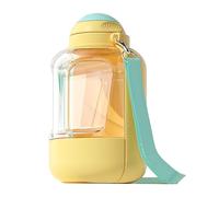 Travel Water Bottle for Dogs, Large Capacity Water Bottle Food Grade Leakproof | Multifunctional Water Dispenser, Innovative Drink Bottle for Camping, Rand