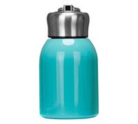 Travel Water Bottle Mini Water Bottle Small Water Bottle 300ML Stainless Steel Small Flask Vacuum Insulated Thermal Cup Leak Proof Portable Mini with Hook Green