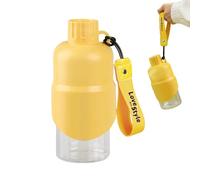 Travel Water Bottle Pets - Portable Drinking Dispenser with Foldable Cup Tight Closure System Compact Design Clean Drink Without Spills, Practical Pet Accessories Outdoor Activity