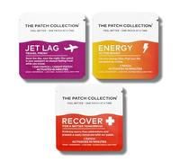 Travel Wellness Patch Bundle | The Patch Collection (3 Patches: Jetlag, Energy & Recovery) for Long Flights, Travel Fatigue & Party Recovery