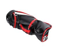 Travel Wine Bag Multi Pocket Design for Wine Bottles Exterior 12x33cm Ideal for Leisure and Sports (Black Red)